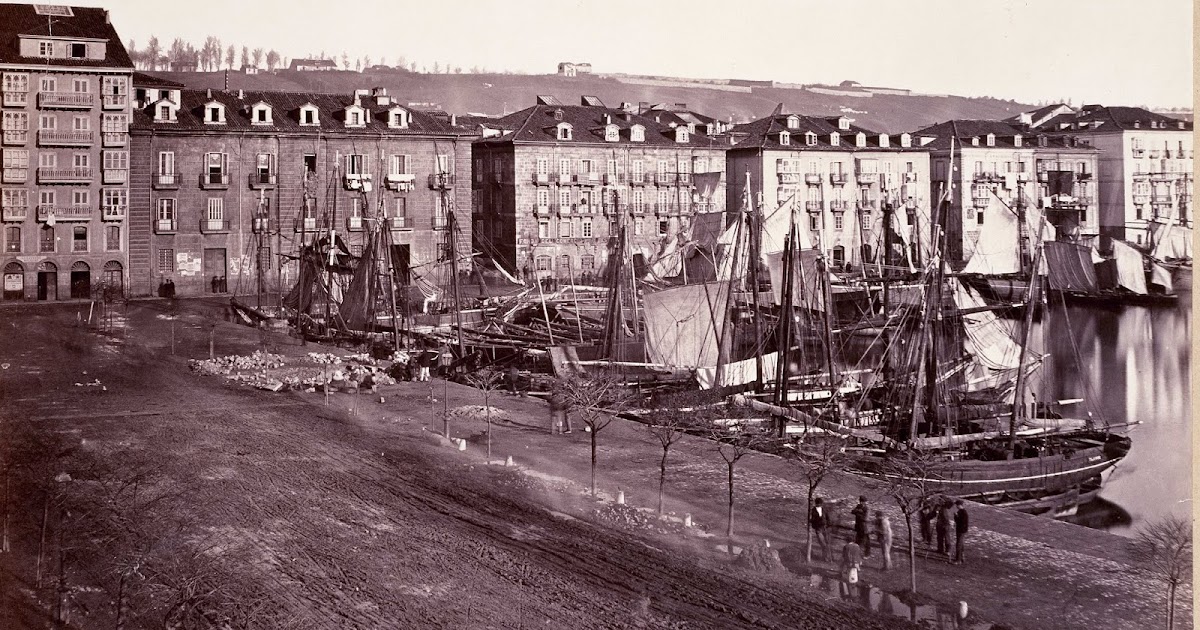 Imagen Embarcadero Paseo Pereda en el siglo XIX